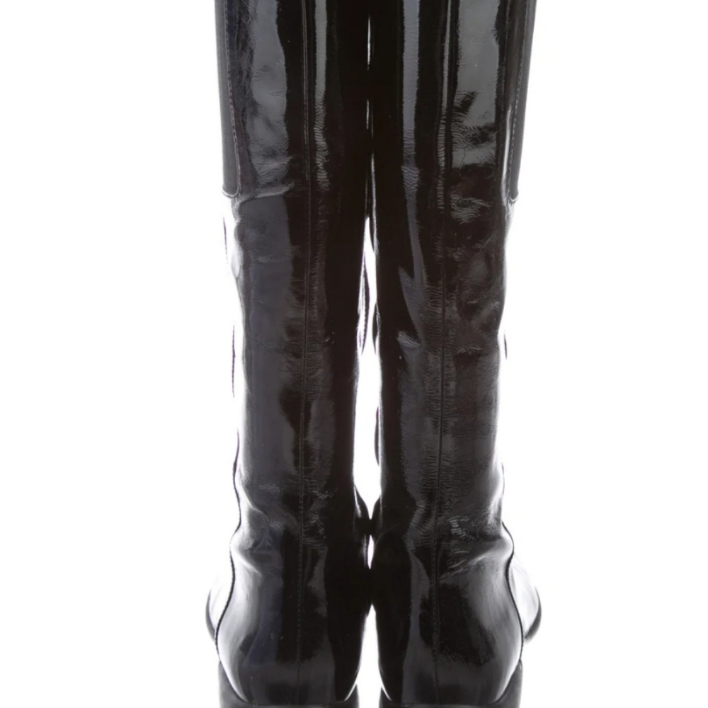 Prada patent leather boots - Picture 3 of 7
